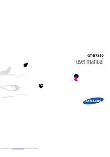 Samsung Omnia Pro manual. Smartphone Instructions.